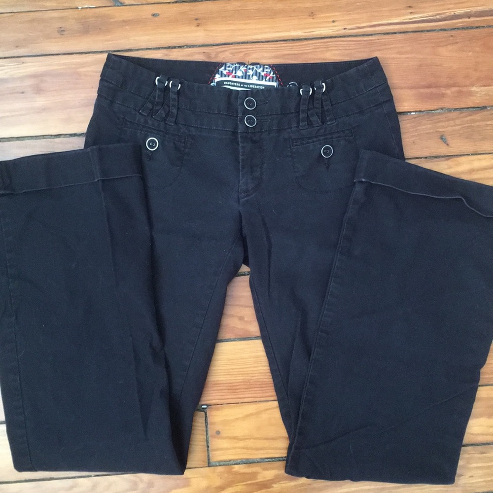 Black Anthro black chinos